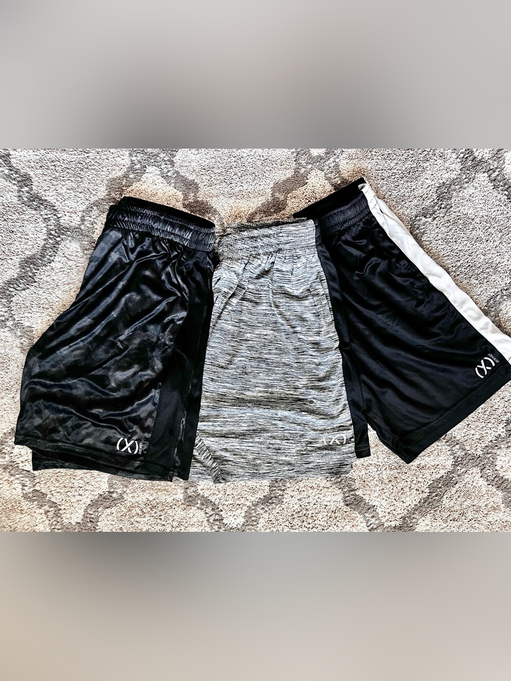 2(X)IST Men’s Athletic Shorts Lot of 3 XL Mesh Basketball Gym Workout